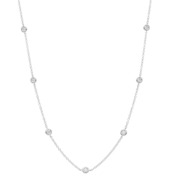 Collana Babila Milano Donna in Oro bianco Diamante 0.63 Ct BBGT09CB07 - BBGT09CB07